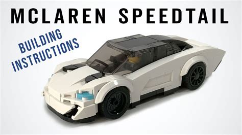 LEGO McLaren Speedtail 6 Wide Speed Champions Building Instructions - YouTube