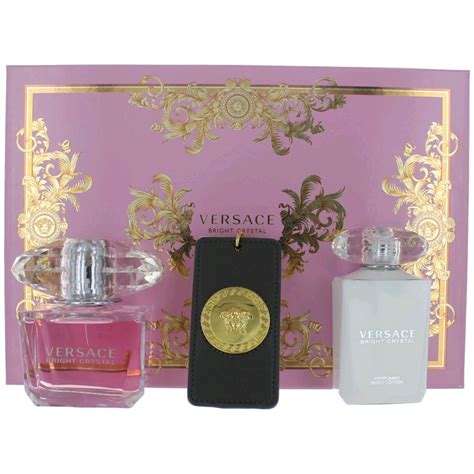 Versace Bright Crystal Perfume by Versace, 3 Piece Gift Set for Women NEW | eBay