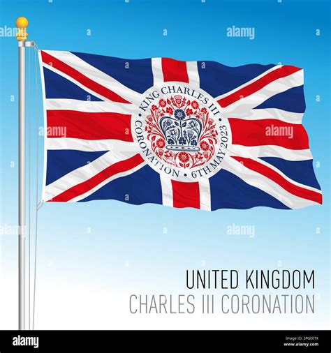 United Kingdom, year 2023, official emblem of the Charles Third ...