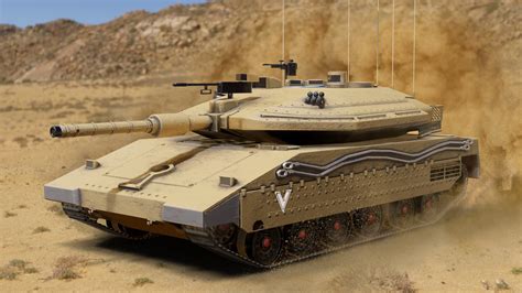 3D Merkava Main Battle Tank Model - TurboSquid 1652492