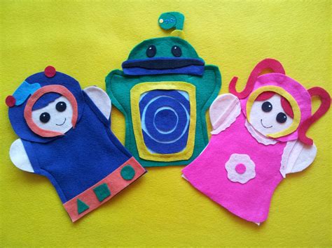 Team Umizoomi- felt hand Puppets | Hand puppets, Team umizoomi, Team ...