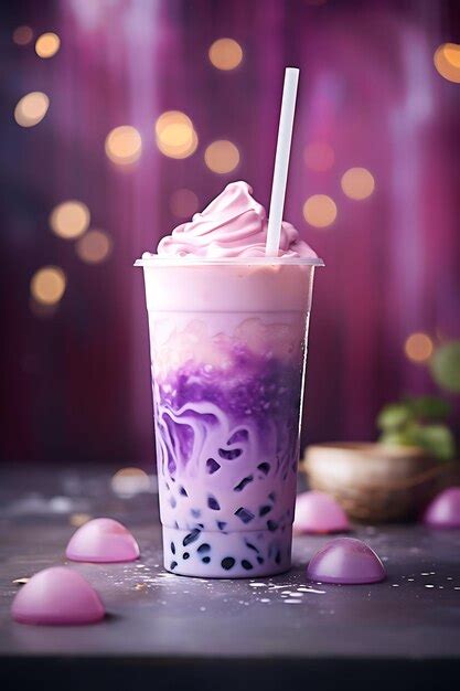 Premium AI Image | Creative Trendy Bubble Tea Cup and Packaging Design Concepts Featuring ...