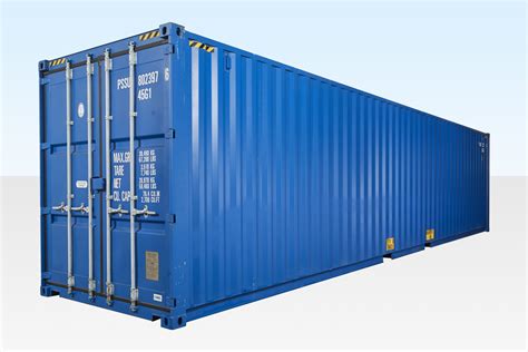 40ft x 8ft (9ft 6") One trip high cube shipping container bl