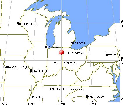 Map Of New Haven Indiana | System Map