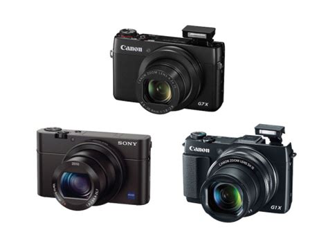 Canon PowerShot G7 X vs Sony RX100 III vs G1 X Mark II Specifications ...