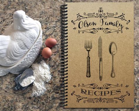 personalized cookbook personalized family gifts family