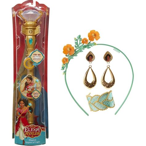 DISNEY ELENA AVALOR MAGICAL SCEPTER OF LIGHT ACCESSORY SET COMBO LOT GIRLS TOYS #Disney | Disney ...