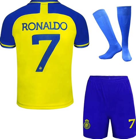 Ronaldo Al-Nassr FC 22/23 Home Kids Kit - JerseyMotion