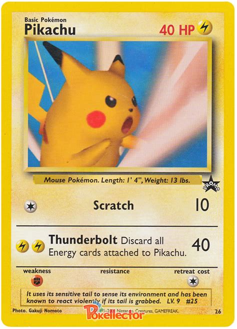 Pikachu - Wizards of the Coast Promos #26 Pokemon Card