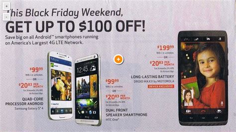 Verizon Black Friday Ad Posted, Phone Deals Require Two Year Commitment