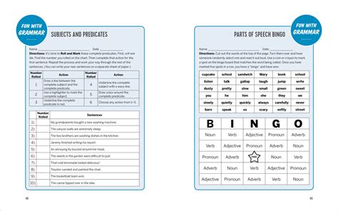 Grammar Activities for 3rd, 4th, and 5th Grades - Appletastic Learning