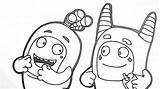 Coloring Pages Oddbods 29 Pcs  Download Or Print For Free 13500 sketch template