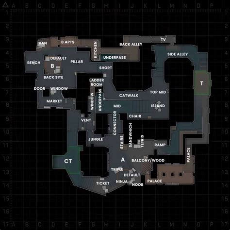 All CS:GO Map Callouts: Overviews and Maps