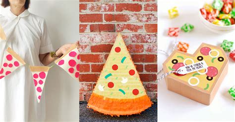 Deliciously Awesome DIY Pizza Party Decorations