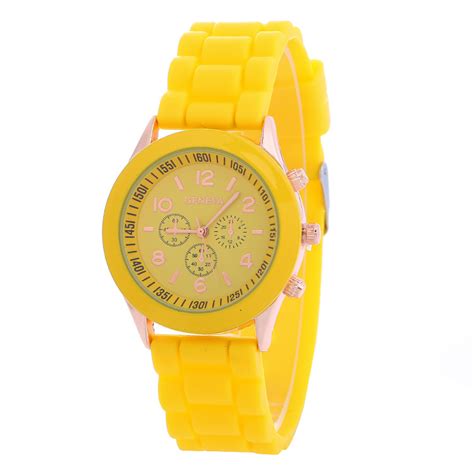 Sweet Candy Color Silicone Bracelet Watch on Luulla