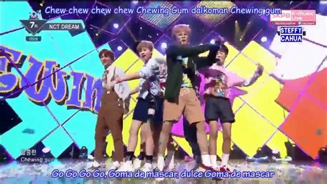 NCT DREAM - Chewing gum LIVE (FANCHANT OFICIAL - Sub Español y Rom) - YouTube