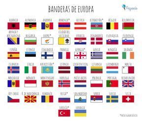 Banderas del mundo - Pequeocio | Banderas de europa, Banderas del mundo ...