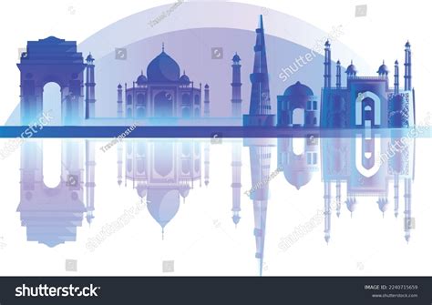 Famous Landmark India Eps Stock Vector (Royalty Free) 2240715659 | Shutterstock