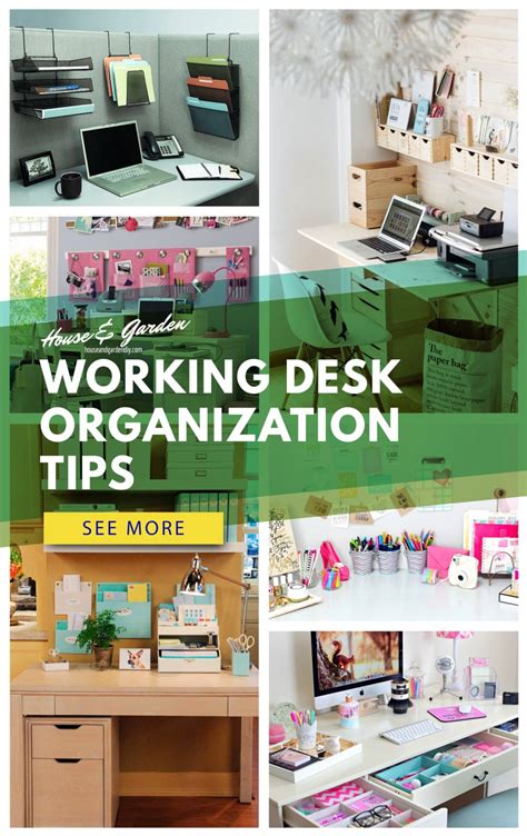 15+ Desk Organization Ideas (Working Desk Organization Tips Keep your Desk Clean)