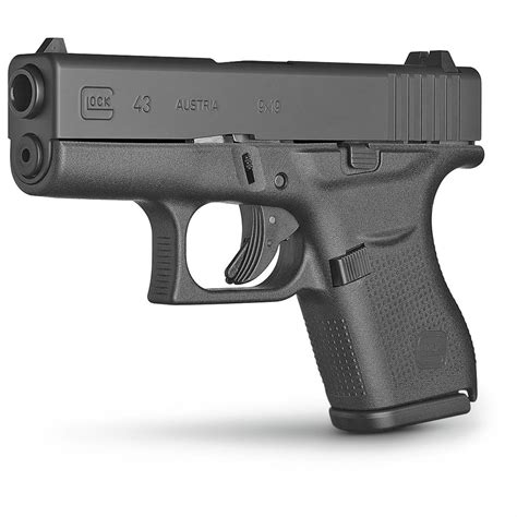 Glock 43, Semi-Automatic, 9mm, 3.39" barrel, 6+1 Rounds - 660394, Semi-Automatic at Sportsman's ...