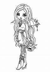 Anime Vampire Coloring Pages At GetColoringscom  Free Printable sketch template