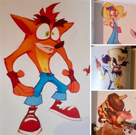 Crash Bandicoot 4 - Concept Art Designs by 96933776 on DeviantArt