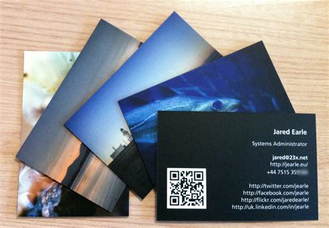 Moo Cards | My Moo Cards have arrived. Yes, that's a QR-Code… | Flickr