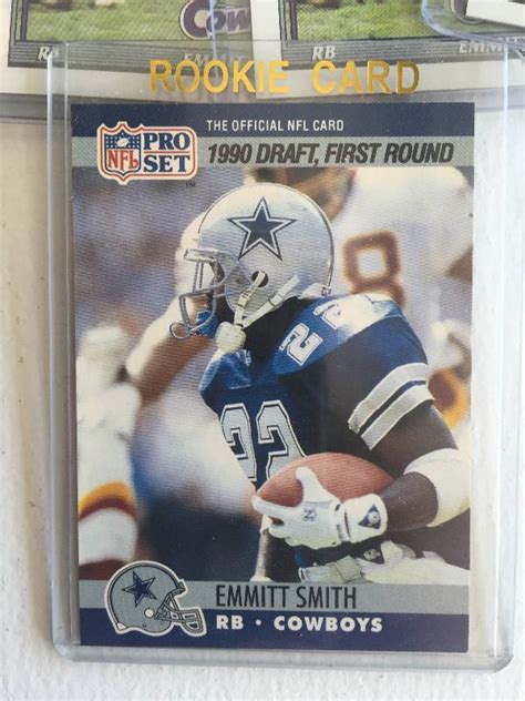 Emmitt Smith Rookie Card Lot - (23) Emmitt Smith Rookie Cards - Incredible Investment Lot - Huge ...