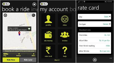 Ola Cabs launches their official Windows Phone 8 app to book a cab in ...