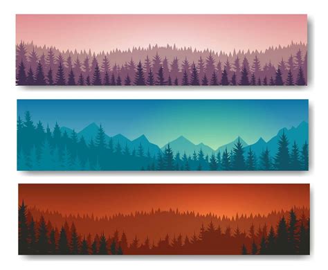 Free Forest Landscape Background Vector Vector Art & Graphics | freevector.com