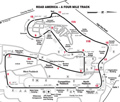 Road America Track Map | Race tracks, F1 and Cars