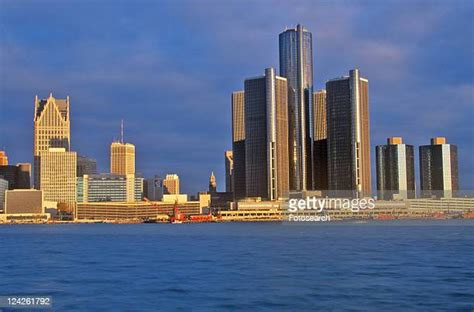 62 Detroit Skyline Sunrise Stock Photos, High-Res Pictures, and Images ...