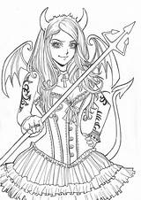 Devil Printable Coloring Pages sketch template