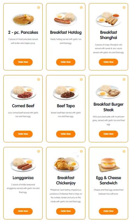 JOLLIBEE MENU PHILIPPINES & UPDATED PRICES 2024