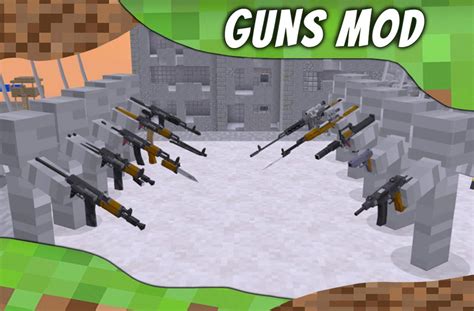 Mod Guns for MCPE. Weapons mods and addons. สำหรับแอนดรอยด์ - ดาวน์โหลด APK