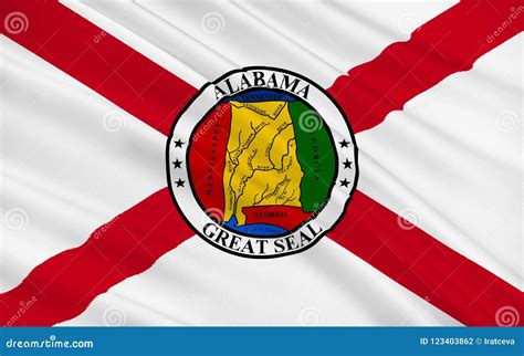 Flag of Alabama, USA stock photo. Image of national - 123403862