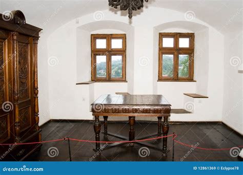 Interior of bran castle stock image. Image of historical - 12861369