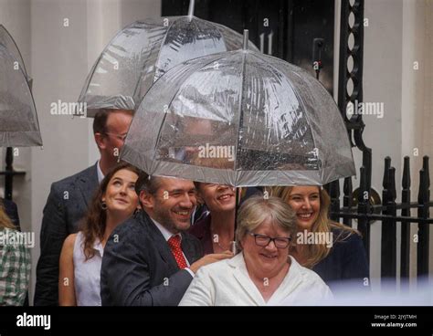 Therese Coffey, Health Secretary, with Conservative supporters in ...