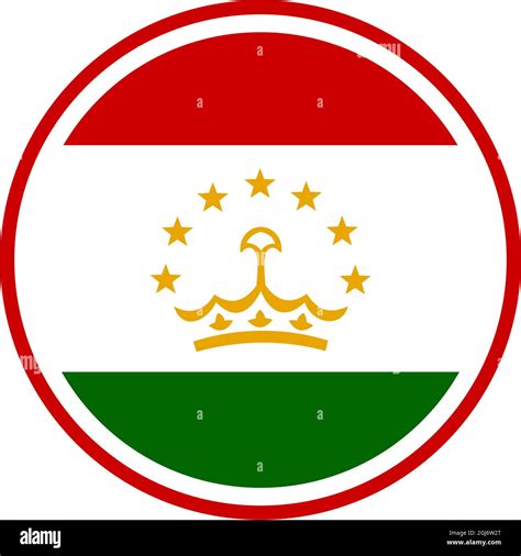 Tajikistan flag icon logo design vector template Stock Vector Image & Art - Alamy