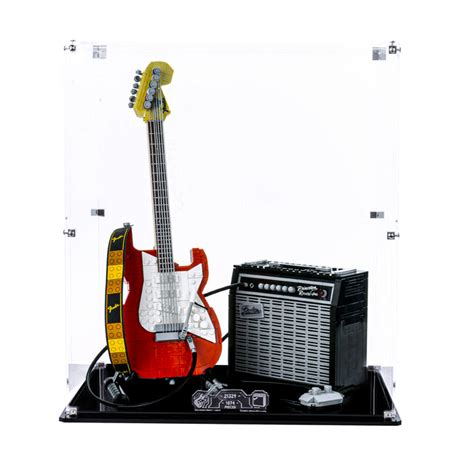 Display Case for LEGO® Ideas Fender® Stratocaster™ (21329)– Wicked Brick