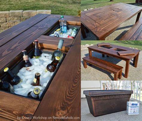 Patio Cooler Table - Patio Ideas