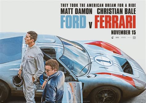 ชมตัวอย่างภาพยนตร์ Ford v Ferrari เรื่องจริงของฟอร์ดที่อยากสร้างรถแข่ง ...