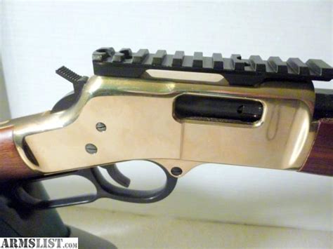 ARMSLIST - For Sale: Henry Big Boy Brass 357 Mag Scope Mount