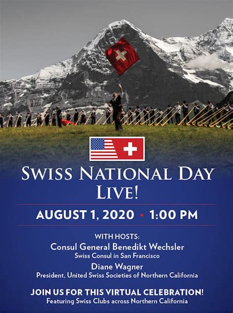 Swiss National Day 2020 Digital Celebration | USSNC