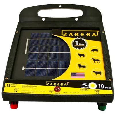 Zareba 10 Mile Solar Low Impedance Fence Charger, ESP10M-Z at Tractor Supply Co.