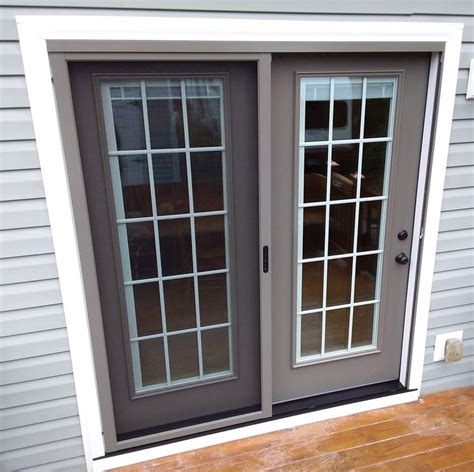 72x80 Provia Heritage Model 460 fiberglass patio door installed by the ...