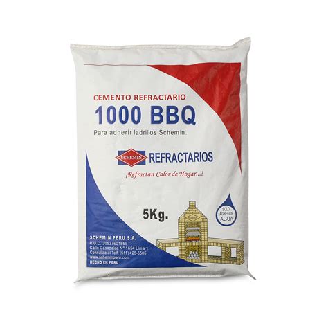 Cemento refractario 1000 BBQ x 5 kg - Promart