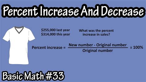 How To Calculate Percent Increase Or Percent Decrease - Formula For ...