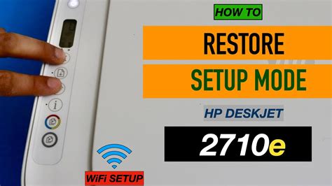 HP DeskJet 2700 Printer WiFi Setup Mode. - YouTube