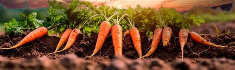 Premium Photo | Carrot harvest in the garden generative ai